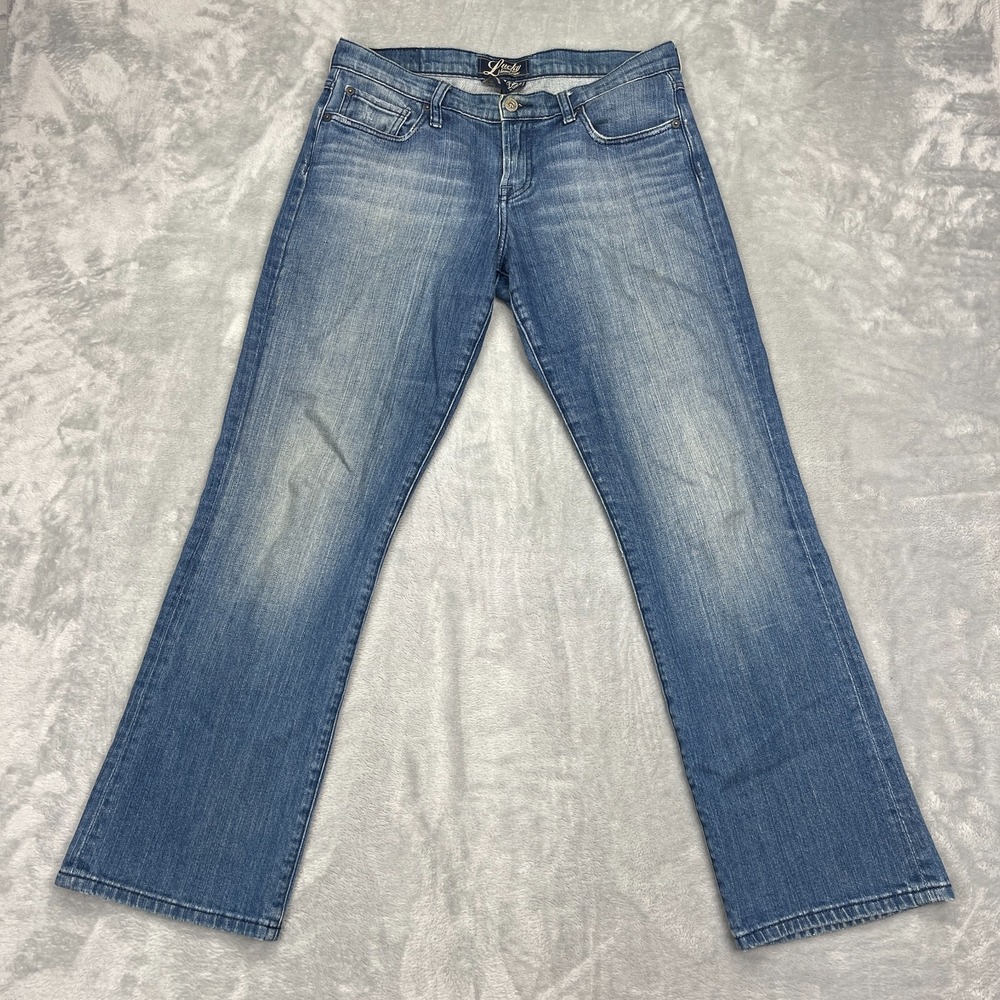 Vintage Lucky Brand Jeans Womens 8 (33x32) Blue Denim Easy Rider Bootcut Leg